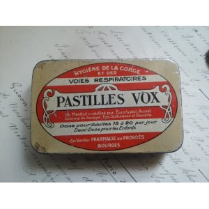 画像1: アンティーク Tin缶 「PASTILLES VOX」