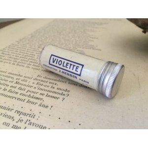 画像4: フランス アンティーク 筒型の小さなアルミ缶