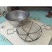 画像1: フランス アンティーク おままごと用 アルミ製 鍋&水切りセット (1)