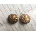 画像1: イギリス ヴィンテージ 真鍮製 ボタン ライオン/ユニコーン/ イギリス紋章 2個セット (1)